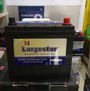 Large-Star Battery 13 Plates Slim Type for Honda Cara