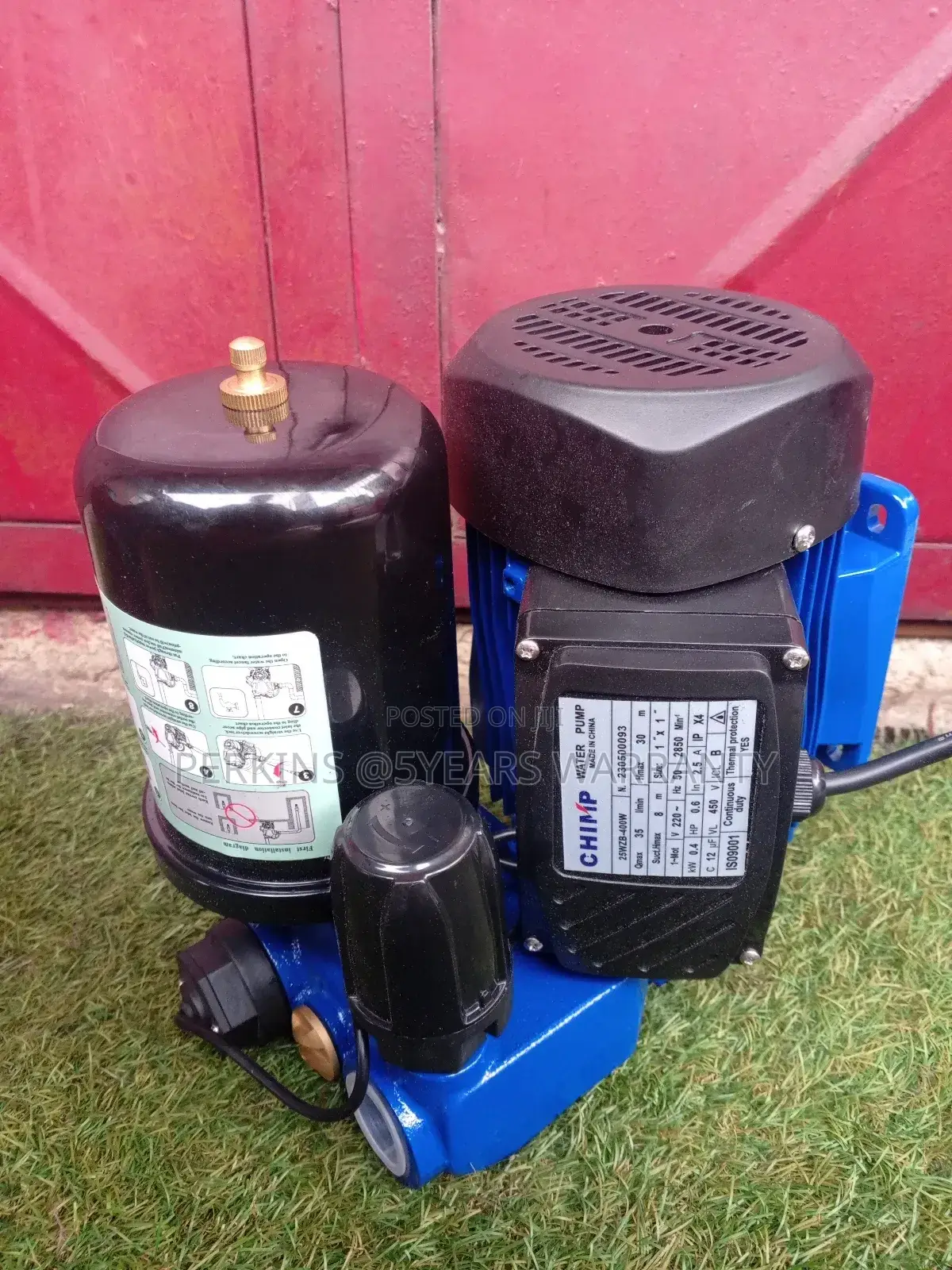Brand New 1.5hp Chimp Water Pump