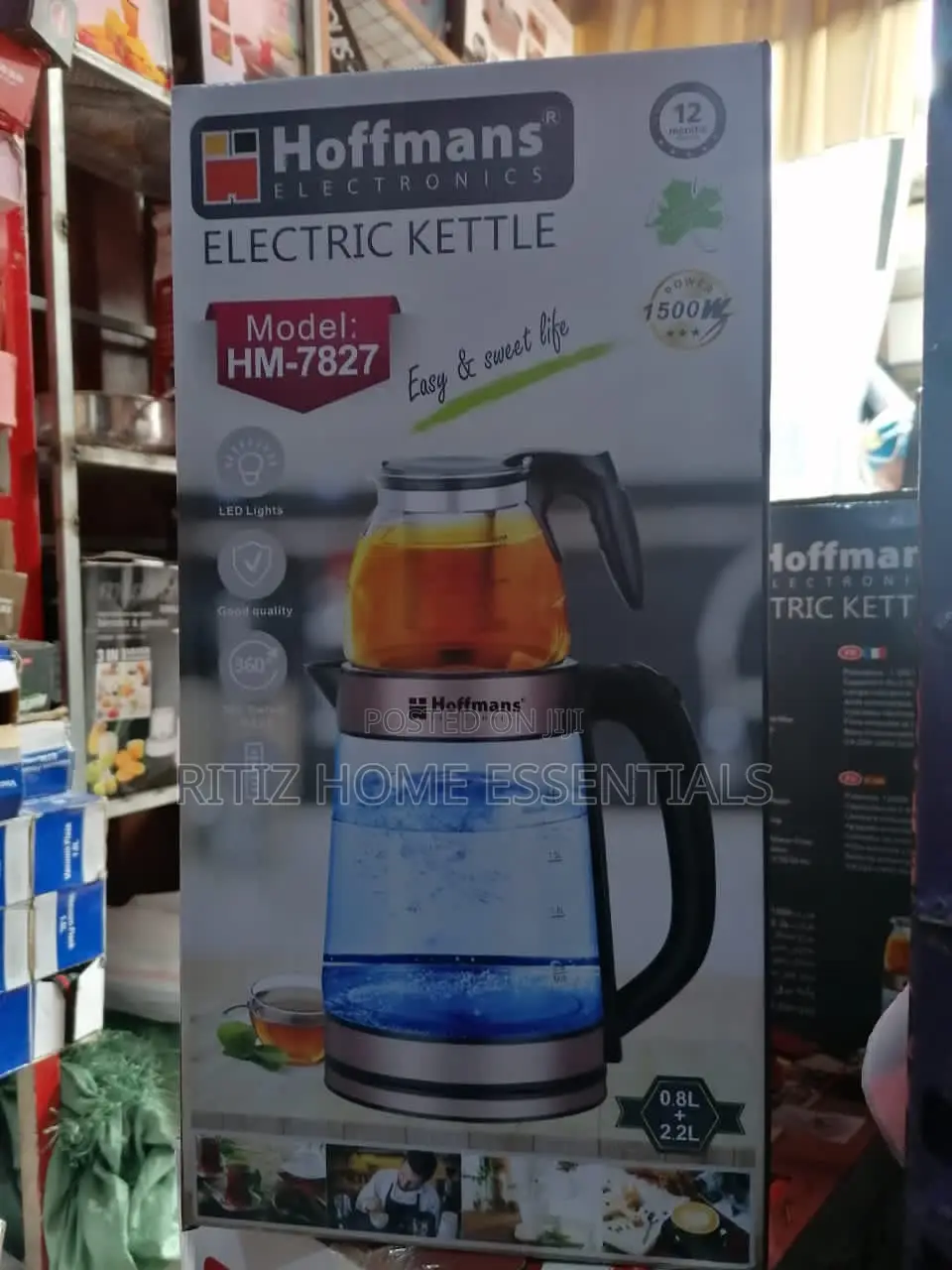 Quality Hoffman 2 in 1 Electric Kettle