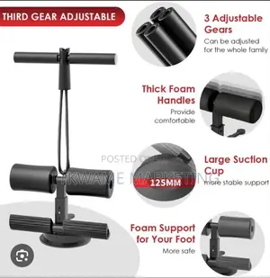 Adjustable Sit Up Bar With Boxing Ball