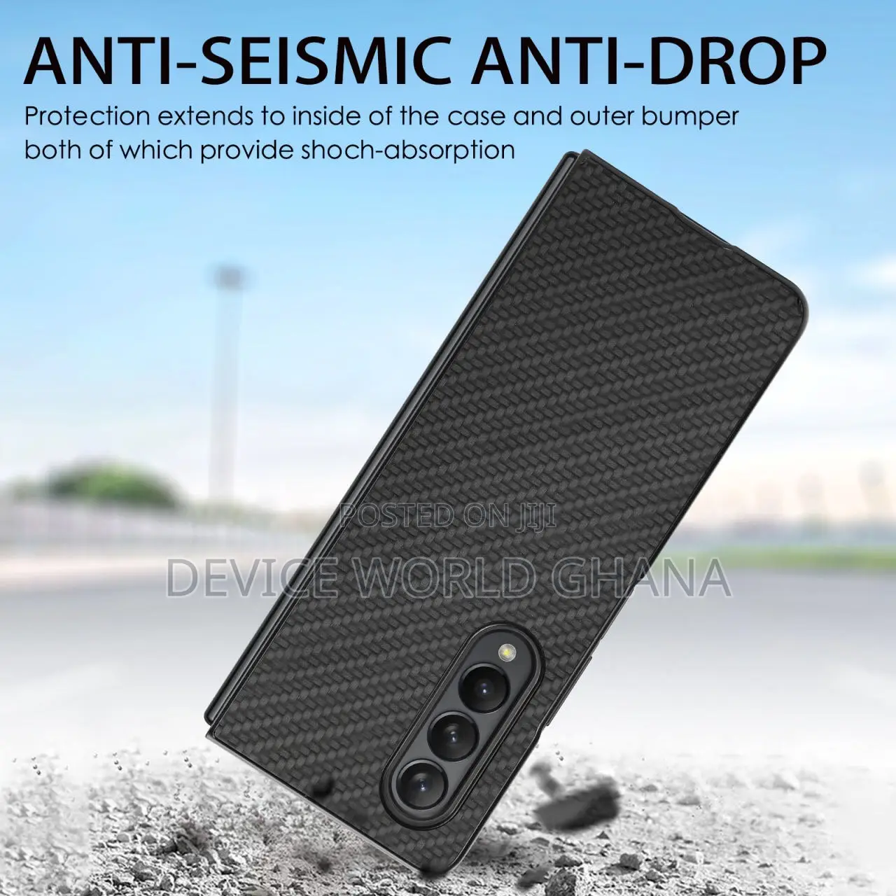 Carbon Fiber Pattern for Samsung Z Fold 7,6,5 ,4 and Fold 3
