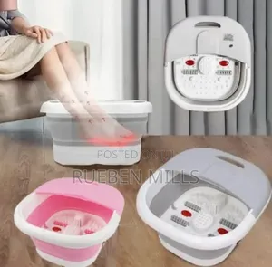 Collapsible Footbath Massager Pedicure Bowl Rf368z