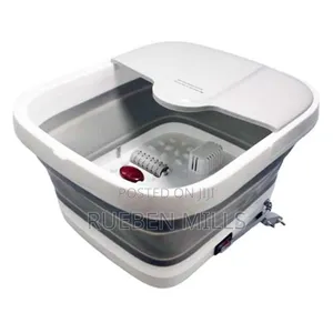 Gray and White Rf 368-Z Professional Pedicure Bowl Foot Spa