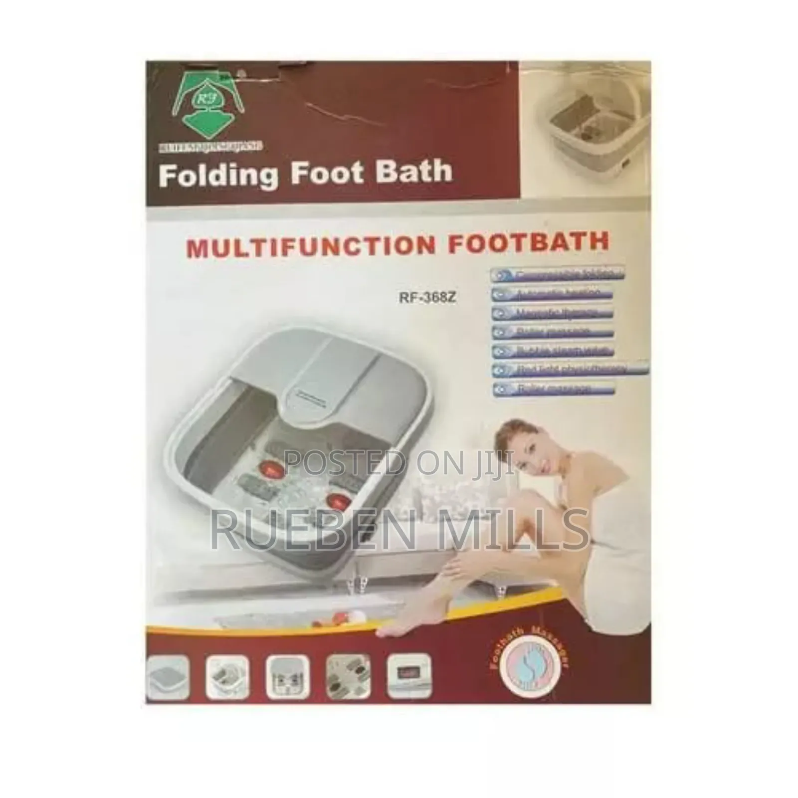 Multifunctional Folding Foot Spa Pedicure Bowl With Bubble