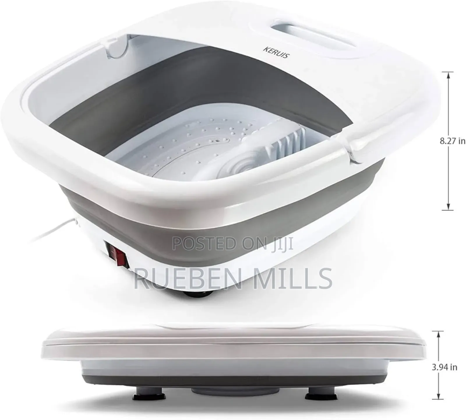 Multifunctional Folding Foot Spa Pedicure Bowl With Bubble