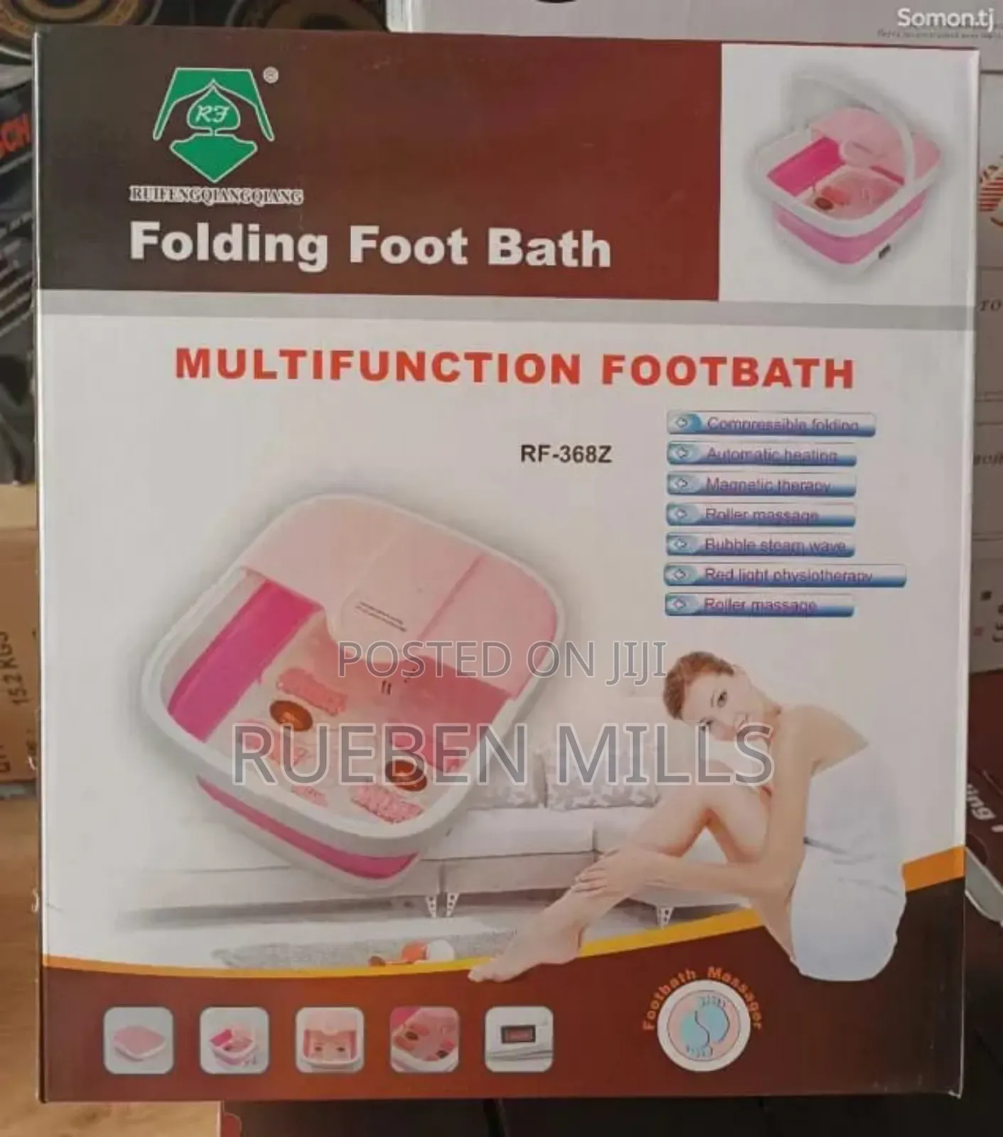 Pedicure Bowl Spa Baths Device for Sale Rf 368 Z Collapsible