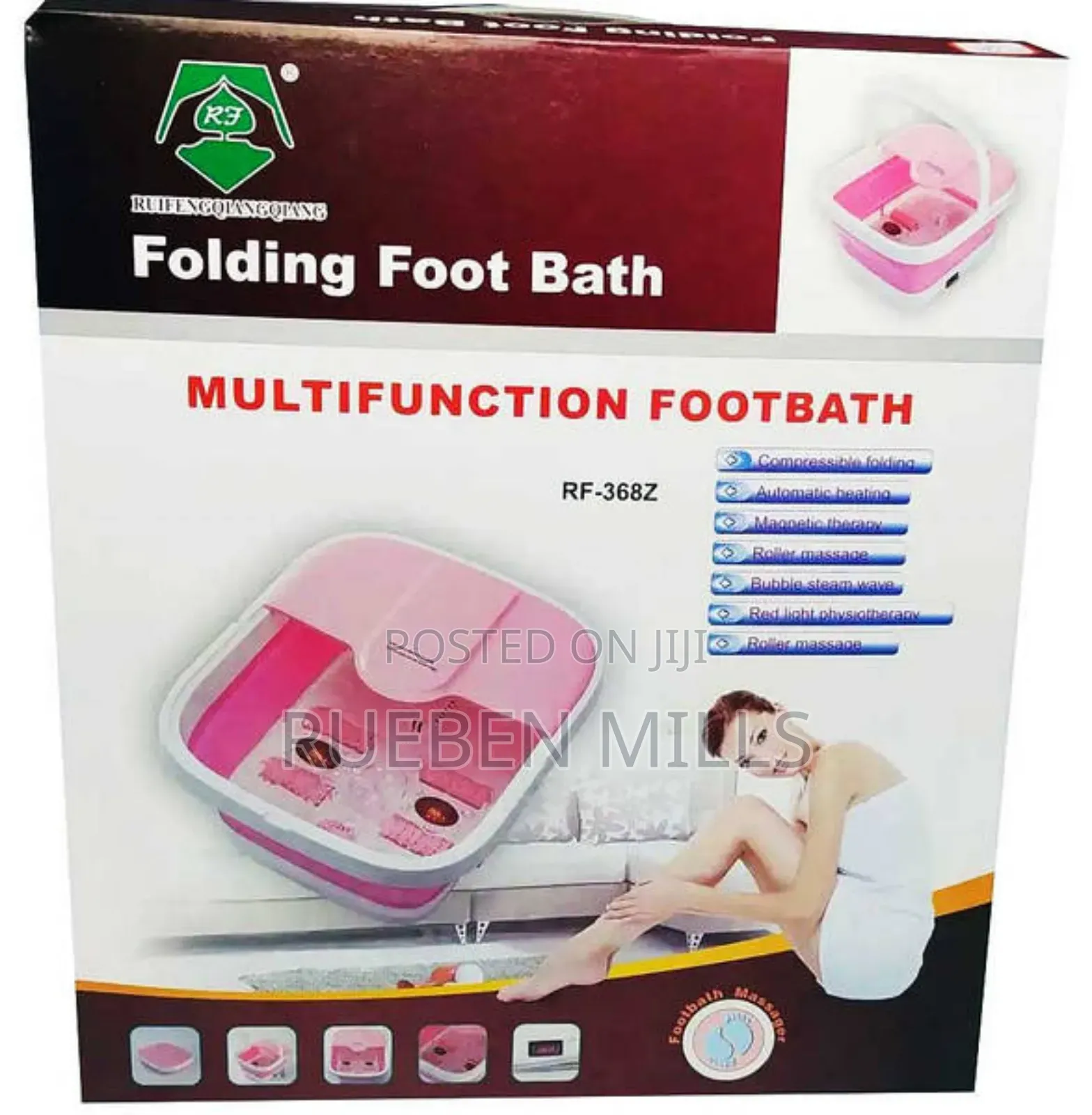 Pedicure Bowl Spa Baths Device for Sale Rf 368 Z Collapsible