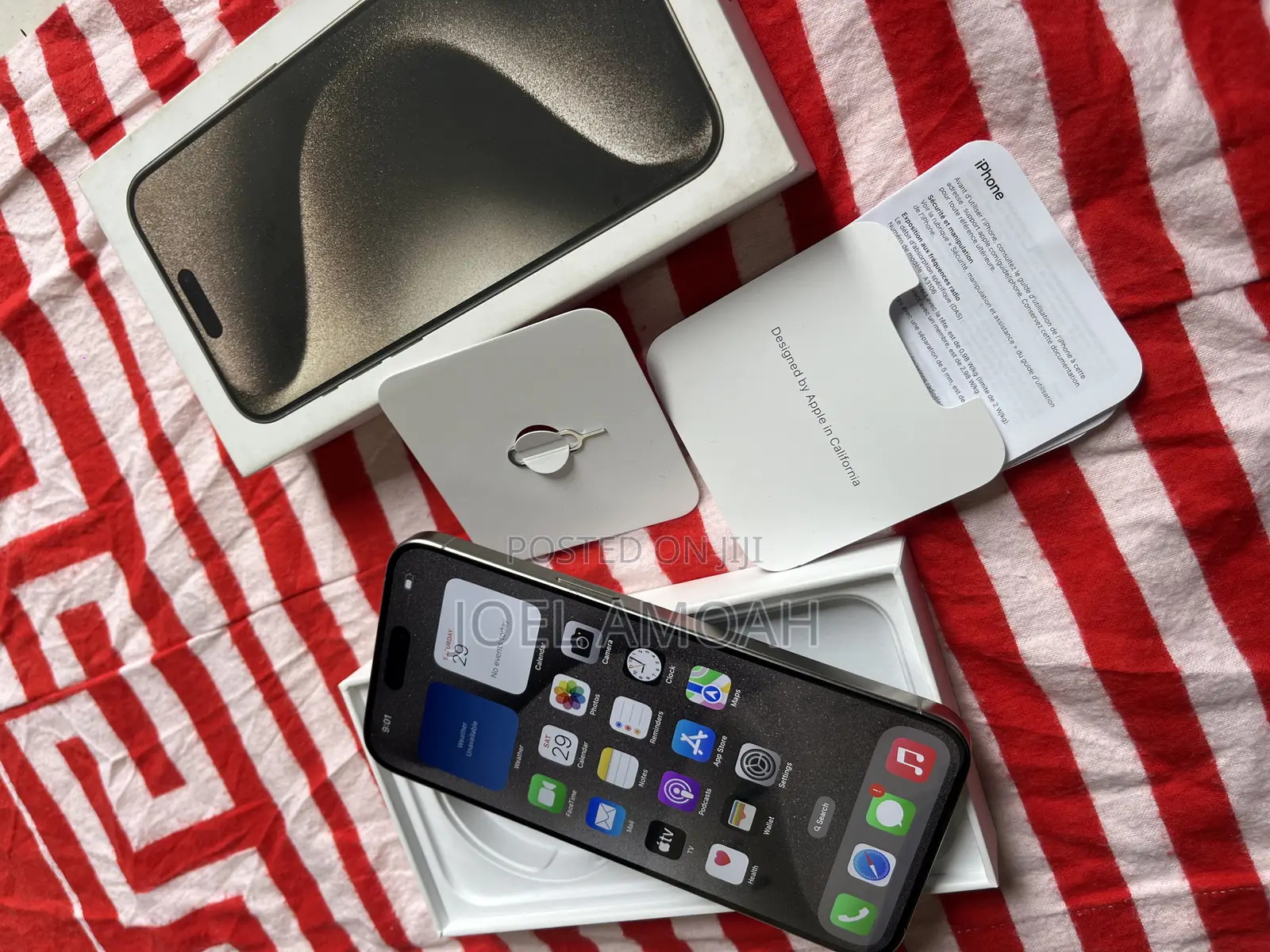 New Apple iPhone 15 Pro Max 256 GB Silver