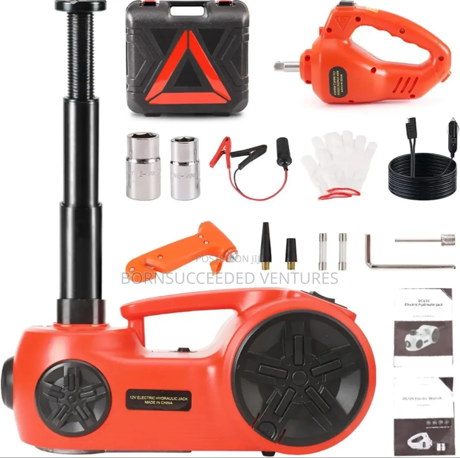Upgraded Hydraulic Car Jack Set – 5 in 1 Vehicle Floor Jack
