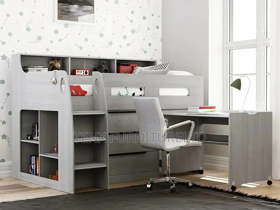 BUNK BED WITH (He Chest of Drawers)