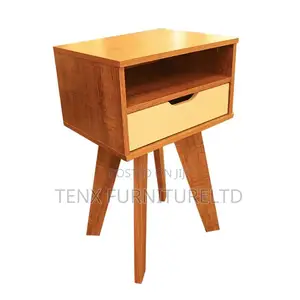End Table / Side Table (Cinnamon/Off White)