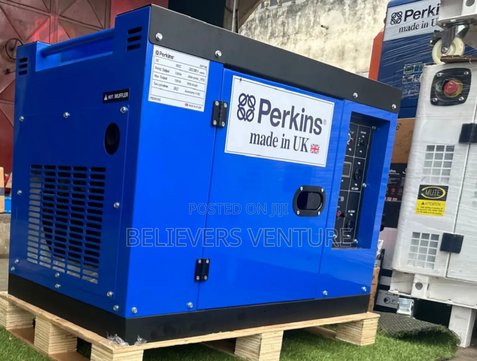 15kw 16500w Generator Silent Diesel Keystart Perkins Uk Made