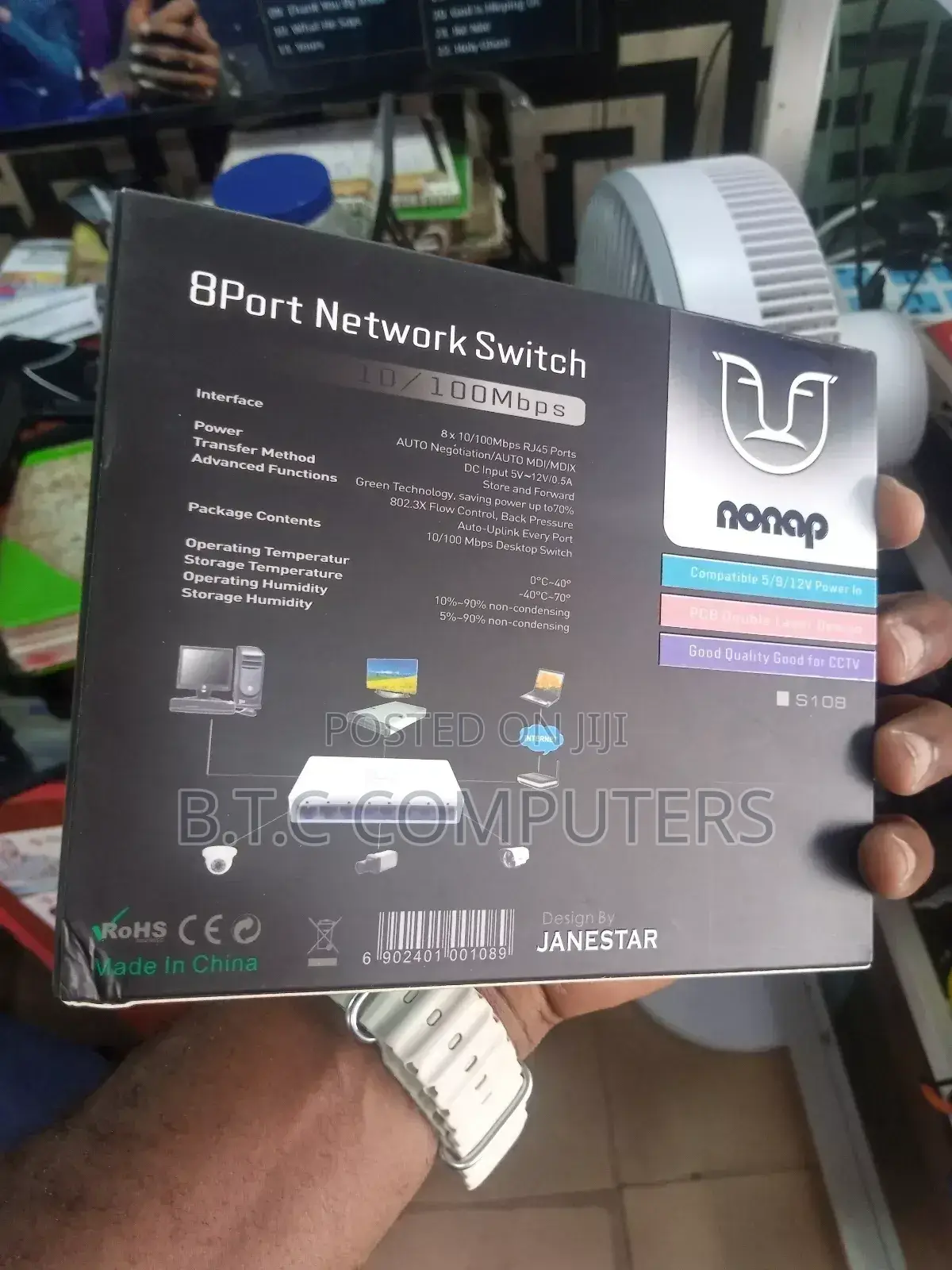 8 Port Networking Switch