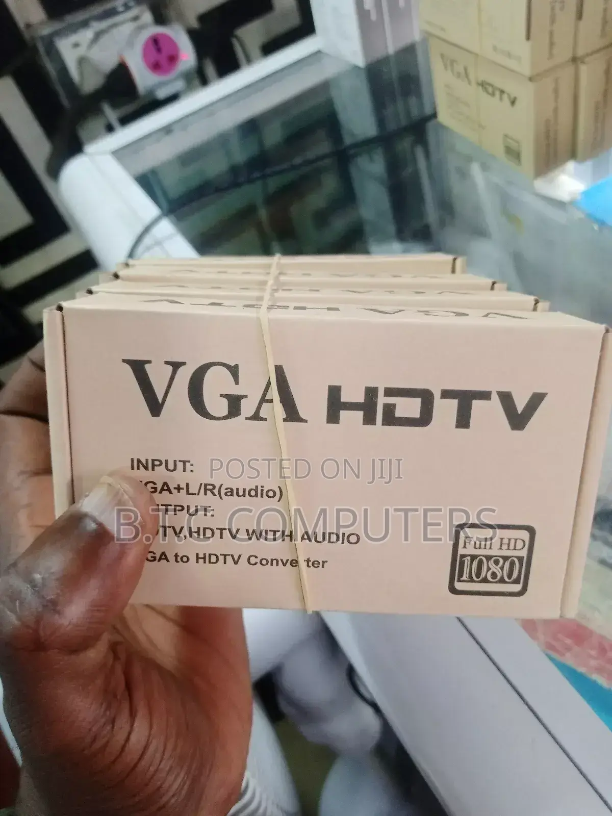 VGA to HDMI 1080P AV Converter HDTV Audio Video Cable