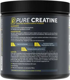 Creatine Basix Pure Creatine Monohydrate Muscle Builder