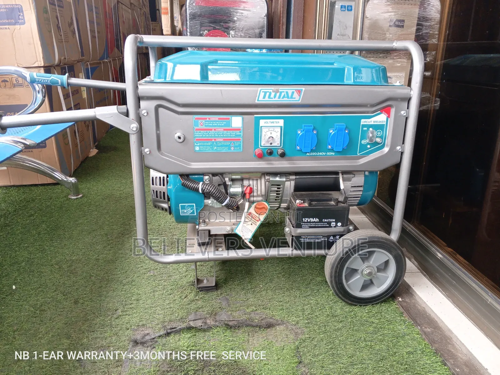 Total Generator Key Start Silent Petrol 10kva 13000W Quality