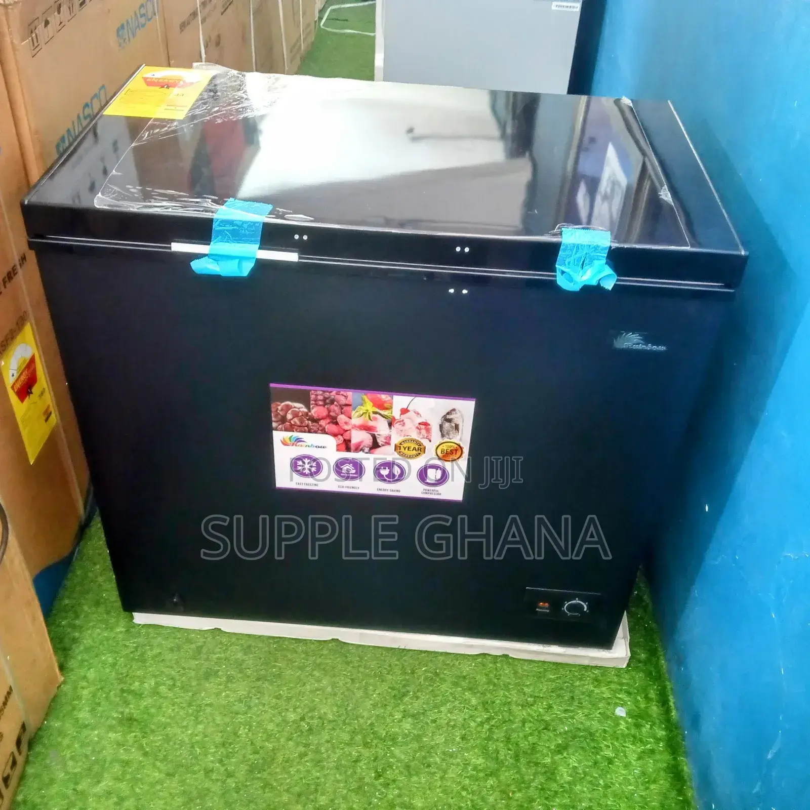 R600a(RCF_244) Rainbow Chest Freezer Original Correct Fast