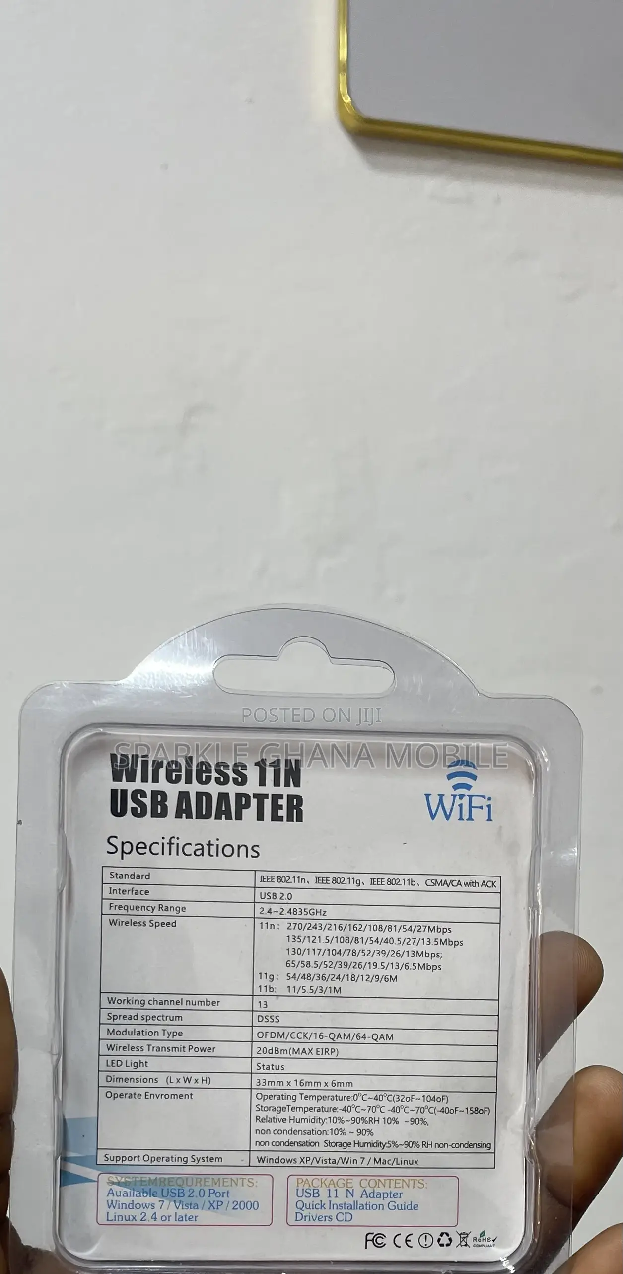 USB 2.0 Wireless 802.11N Adapter