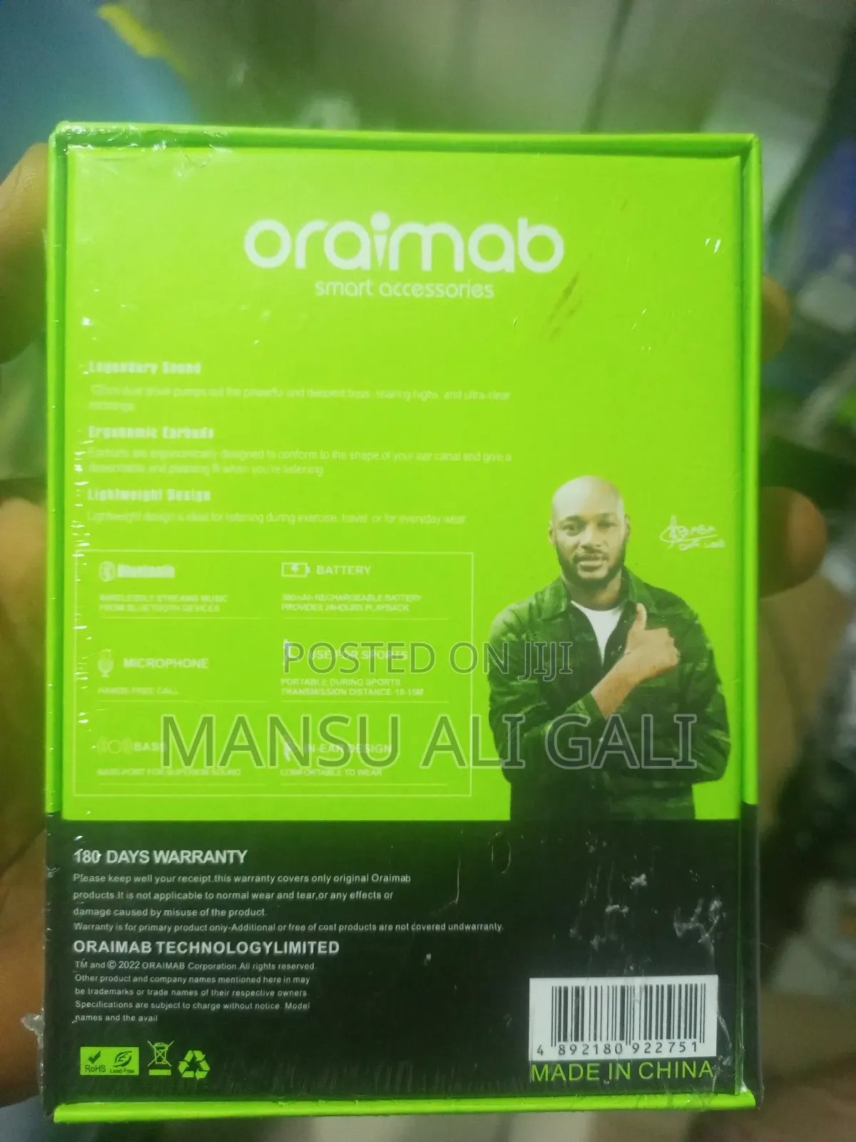 Oraimo Super Bass Earbuds