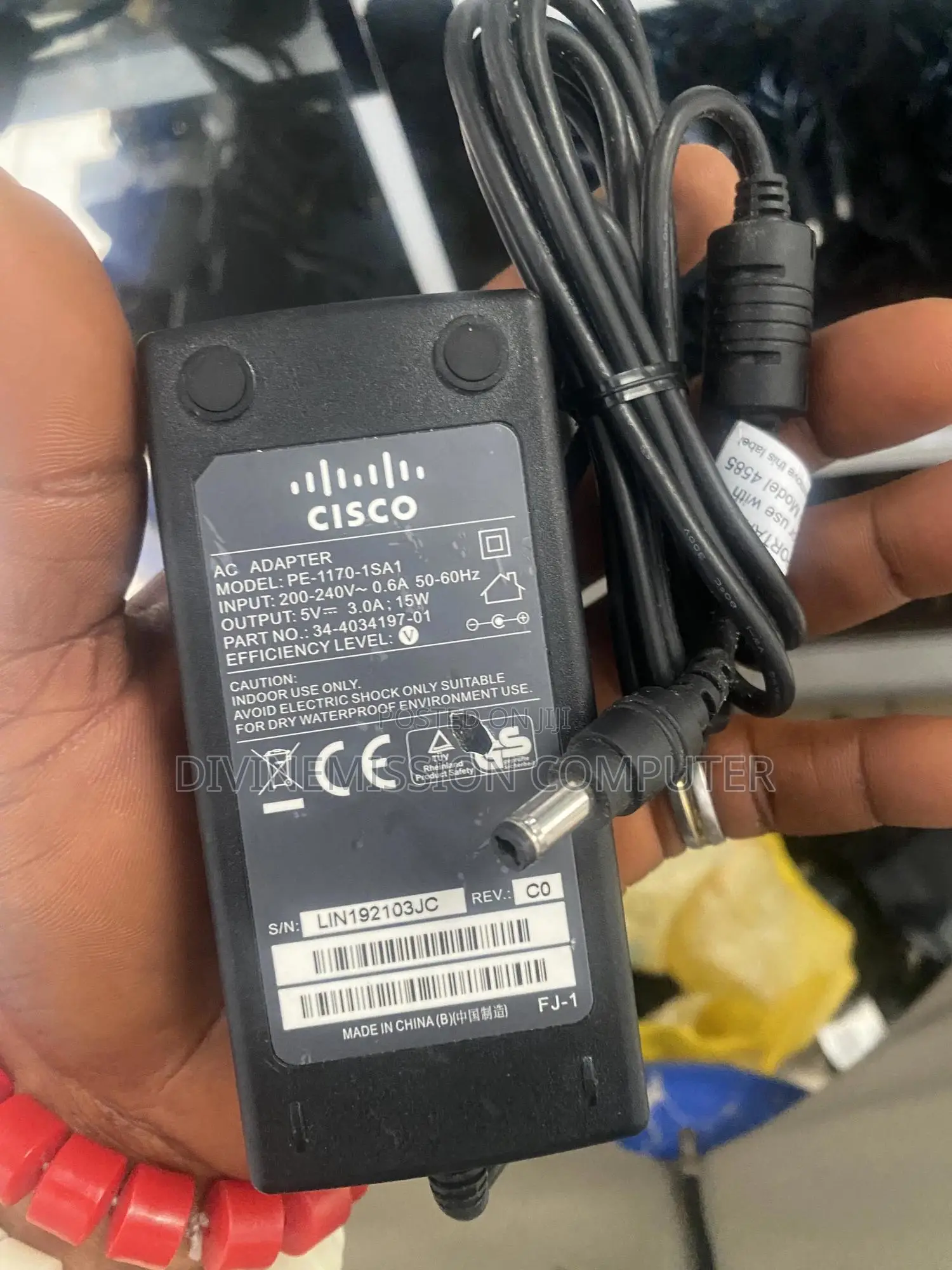 AC Adapter 5v~3.0A;15w for Mini Laptop, Landline Phones ETC