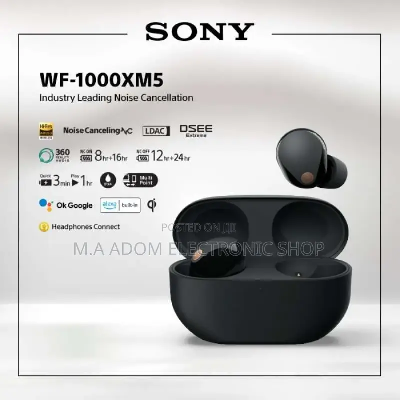 Sony Wireless Bluetooth Noise Cancellation Earbuds Headphone