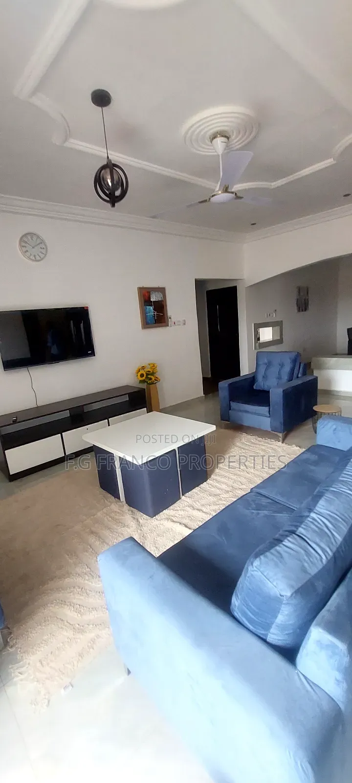 Short Furnished Apartment for Rent at Spintex