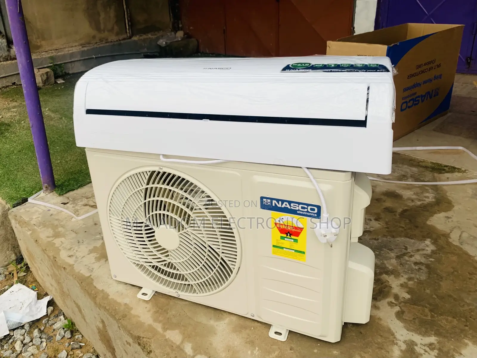 Extremely Chilling Nasco 1.5hp Split Non Inverter Ac(White).