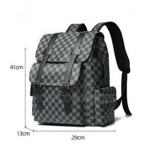 Quality Leather Travel School Backpack Laptop Bag