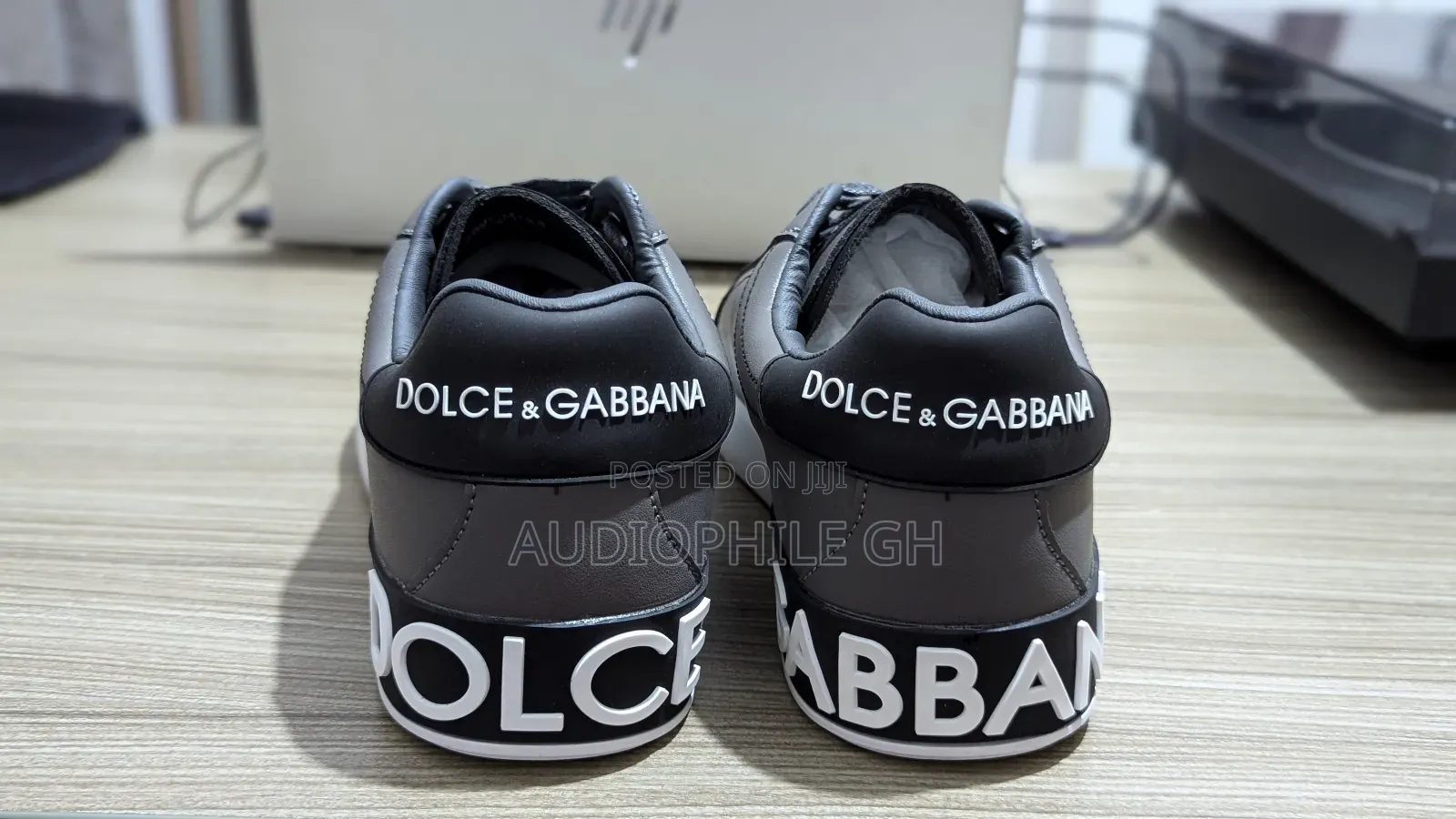 Men's Low Canvas Leather Sneakers