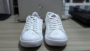 Men's Low Canvas Leather Sneakers