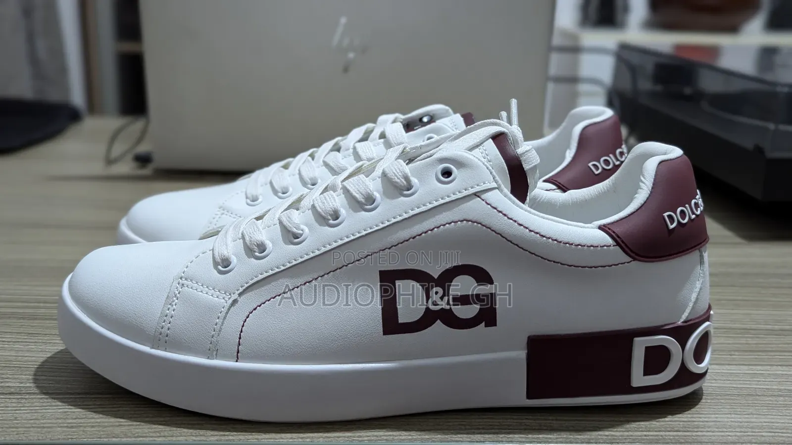 Men's Low Canvas Leather Sneakers