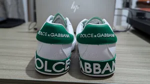 Men's Low Canvas Leather Sneakers