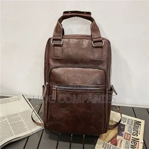 Quality Leather Travel School Backpack Laptop Bag