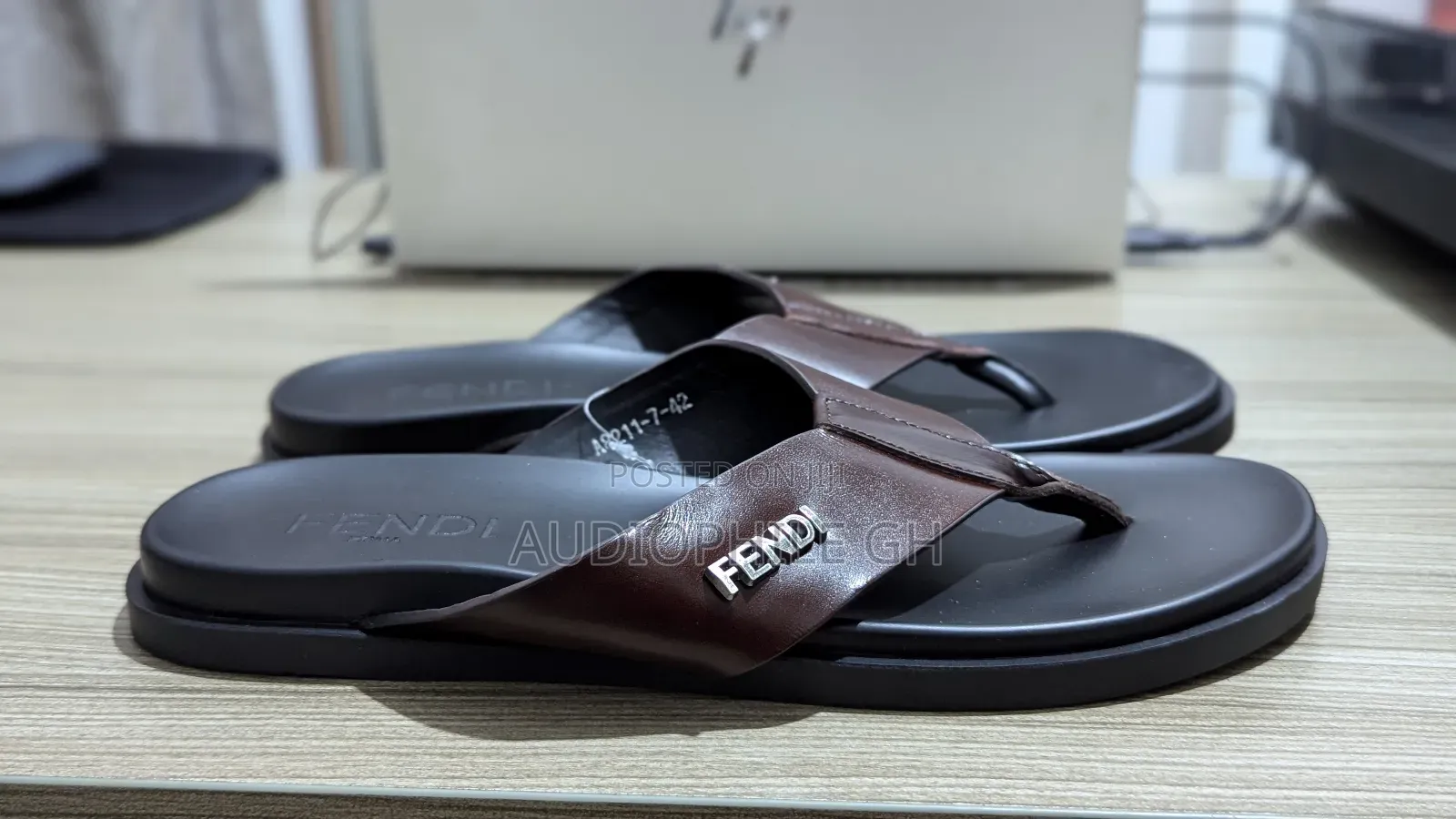 Premium Men's Leather Slippers