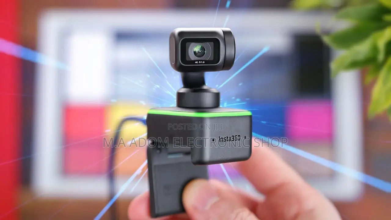 Insta360 Link Webcam With AI Tracking For Laptops
