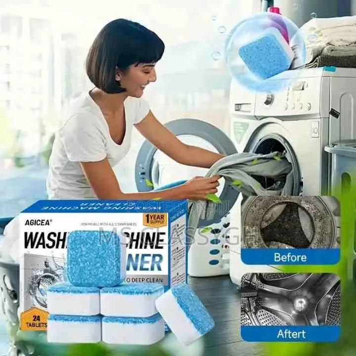 12 PCS Detergent Cleaning Tablets Washing Machine