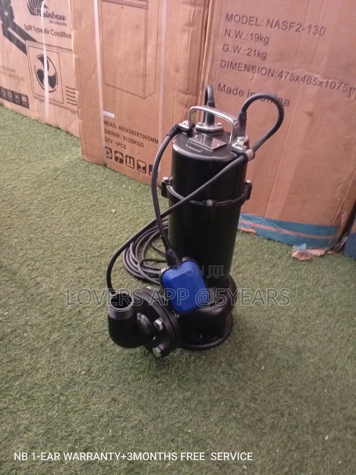 Leo Sewage Water Pump 7.5hp-Pumps-Stainless