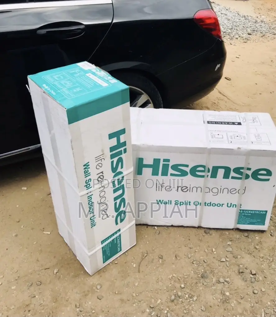 Durable Hisense 1.5hp R410 Non Inverter Ac(White)