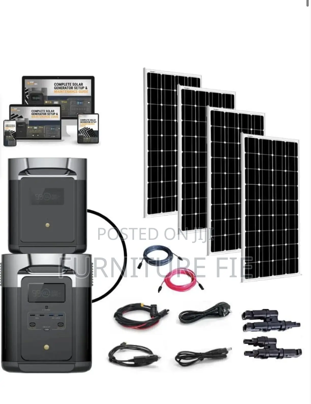 Ecoflow Delta Max 2,400w Expansion Kit Complete Solar-Usa