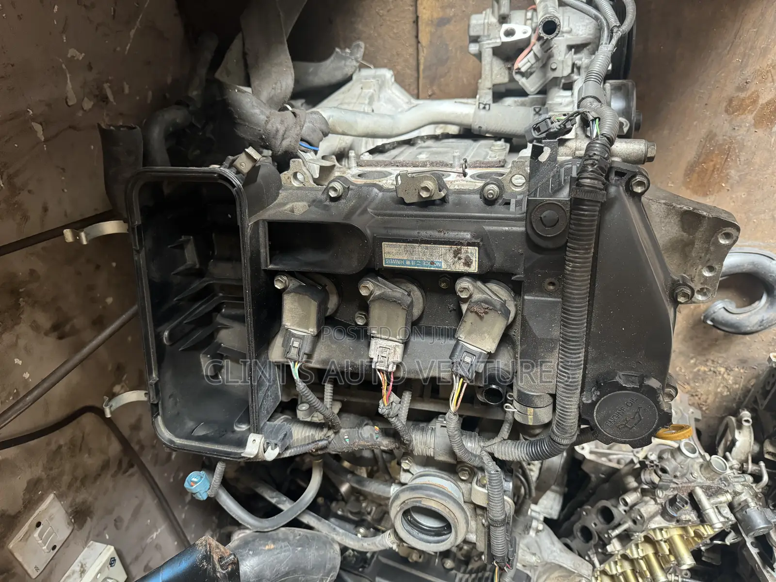 Toyota Vitz Engine 3plugs Complete With Gear Box