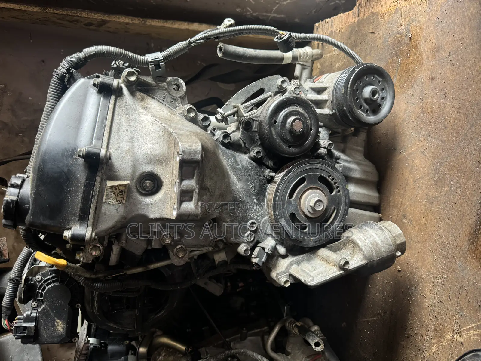 Toyota Vitz Engine 3plugs Complete With Gear Box
