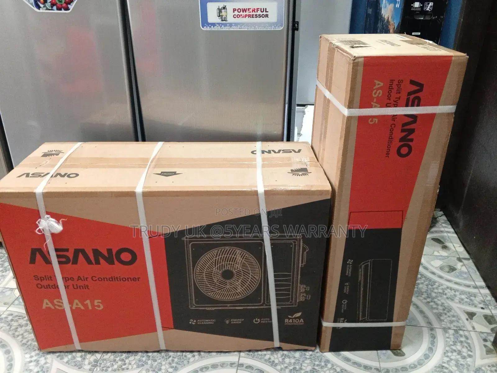 Asano Brand New R410gas AC Split 1.5hp