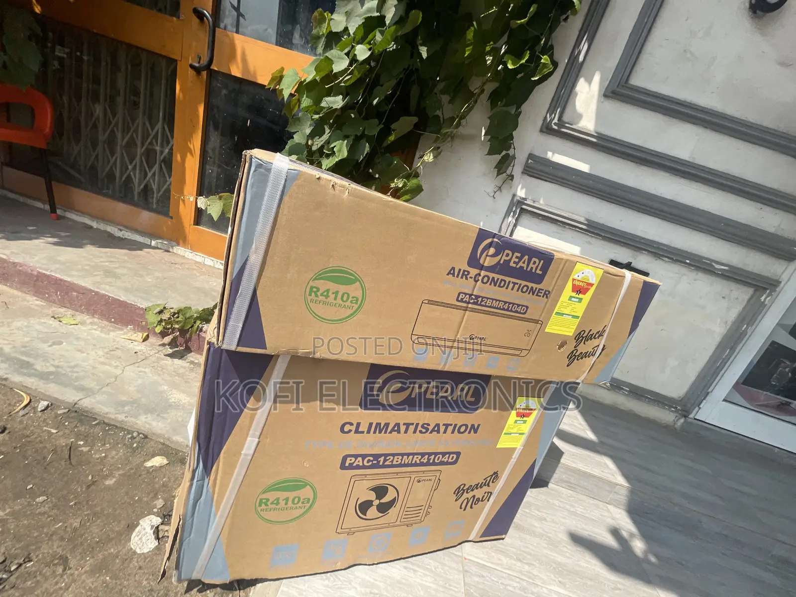 Black Surface(Indoor) Pearl 1.5HP R410 Split Air Conditioner