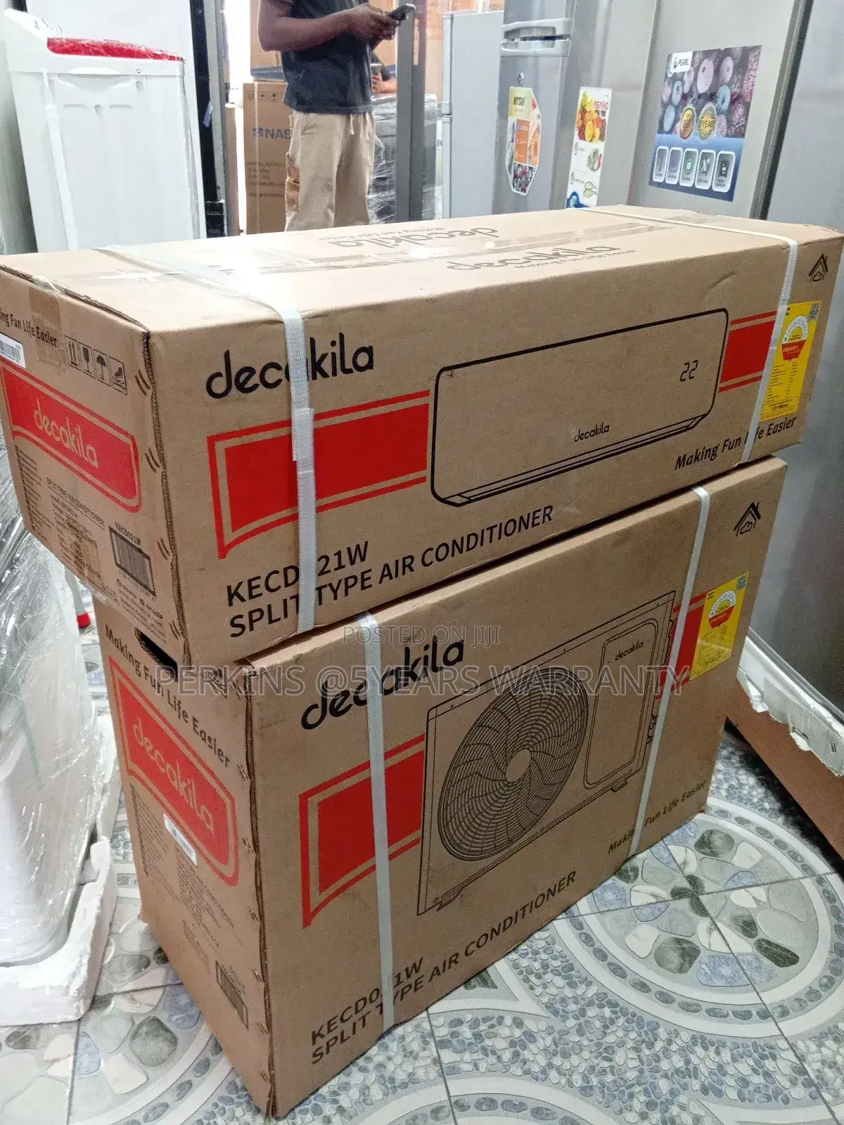 Decakila Split Type Air Conditioner Ac Outdoor and Indoor