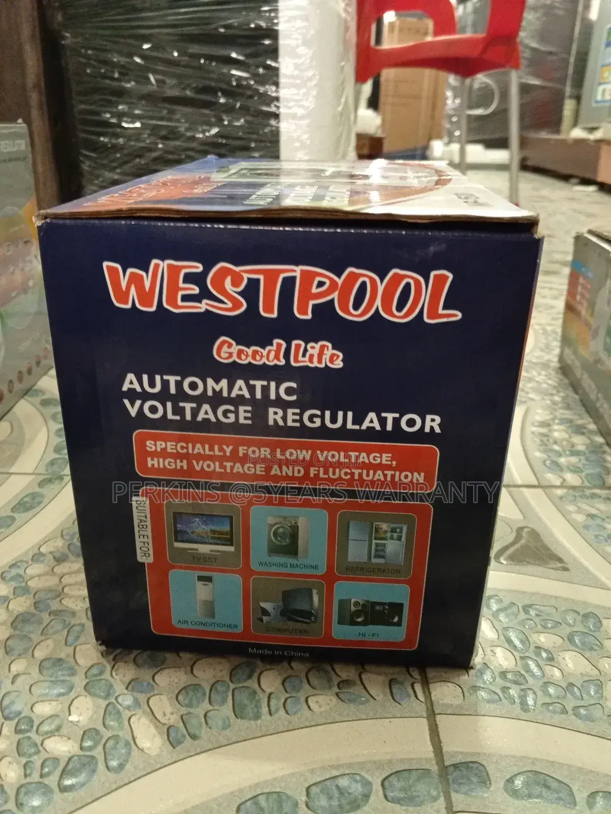 Westpool Automatic Voltage Regulator Suitable WP 1500VA New