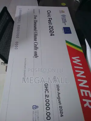 Dummy Cheque/Giant Cheque Print Service