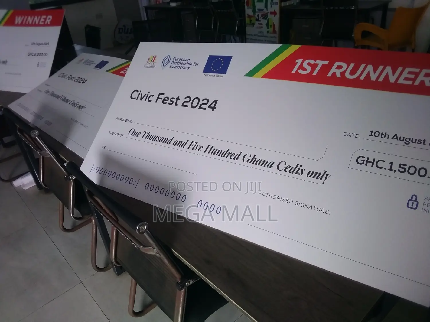 Dummy Cheque/Giant Cheque Print Service