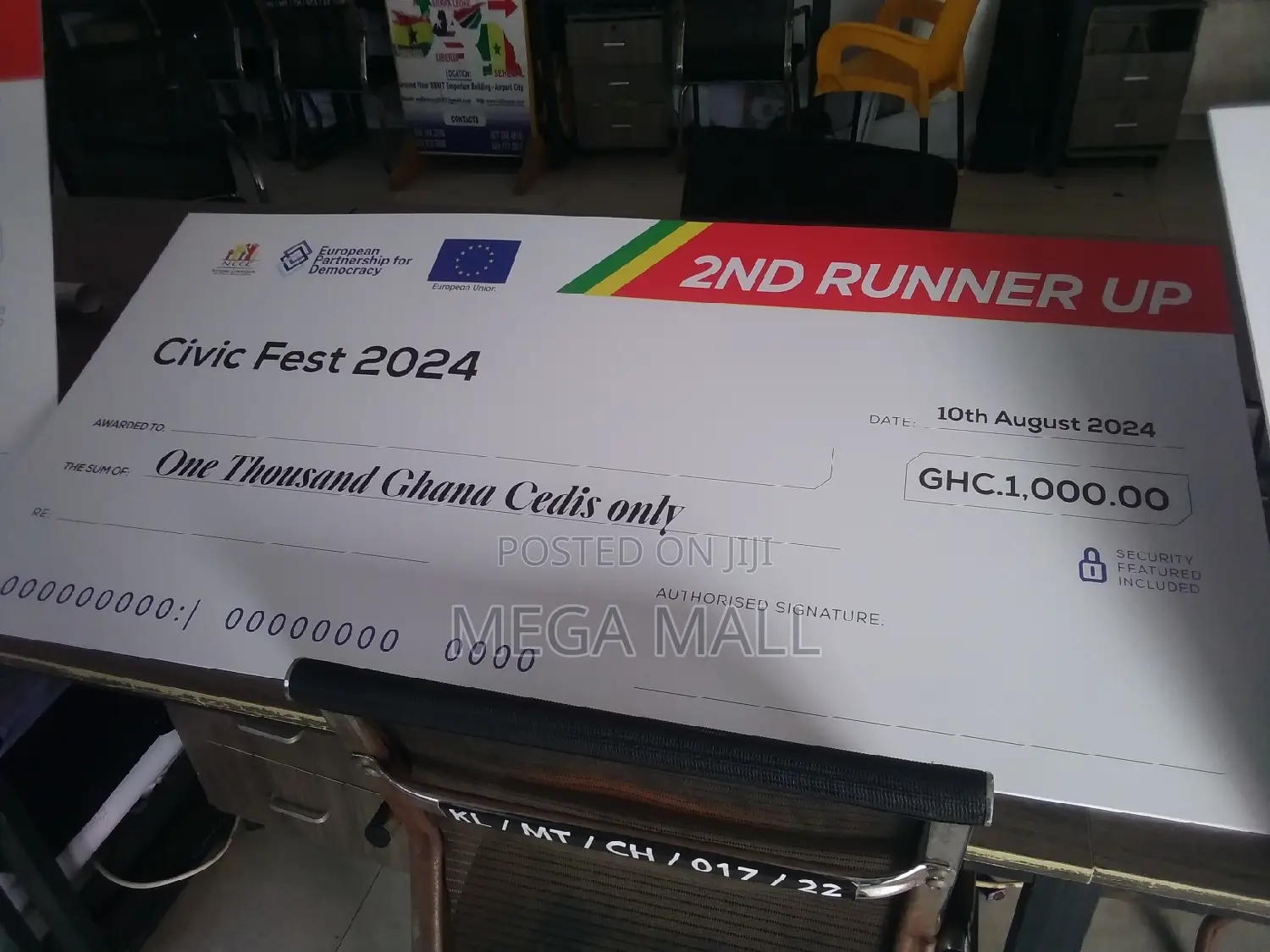 Dummy Cheque/Giant Cheque Print Service