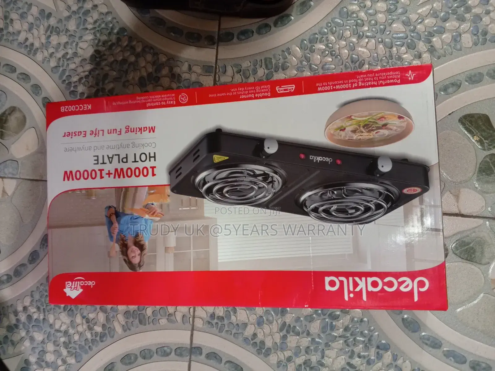 Decalife Hot Plate Two Durable Burner