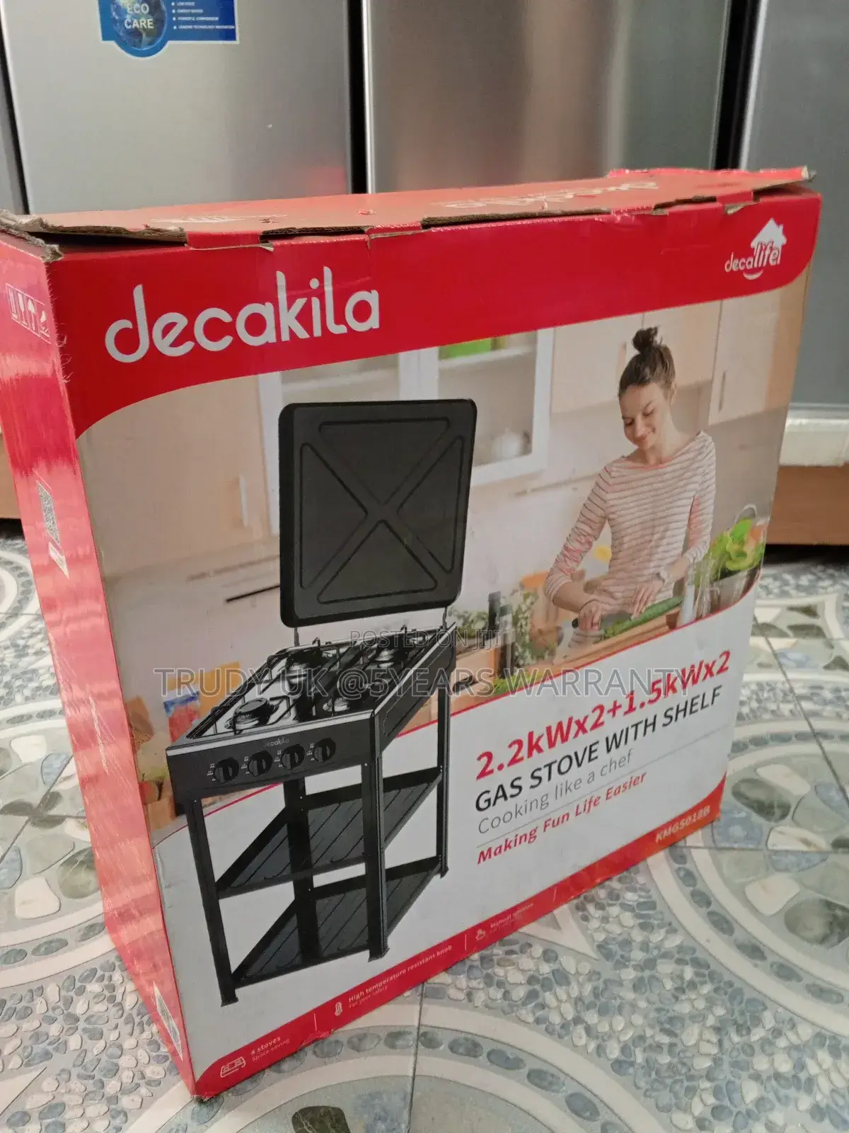 Quality Decakila Brand New Gas Stove+Shelf
